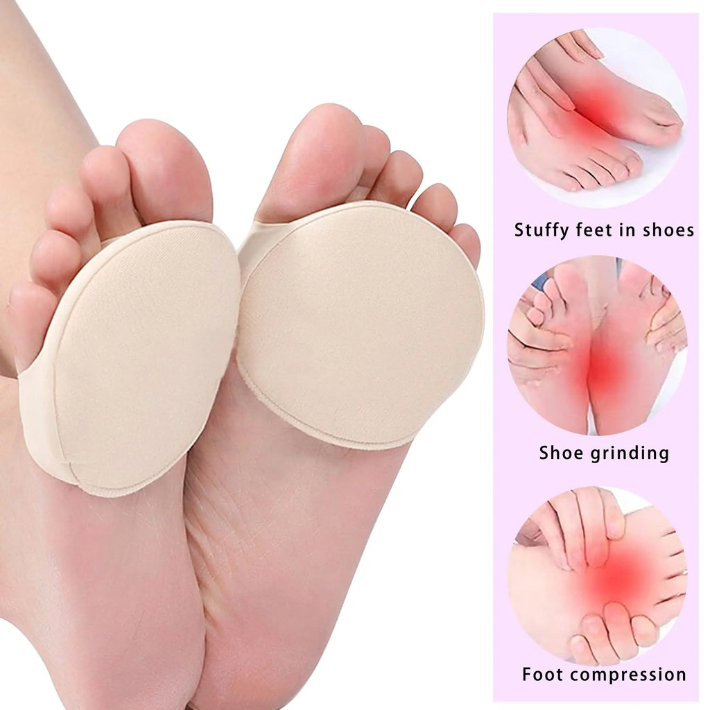 2-Pack High Heel Forefoot Cushion Pads | Anti-Slip Foot Protection Forefoot Cushion Pads QXL