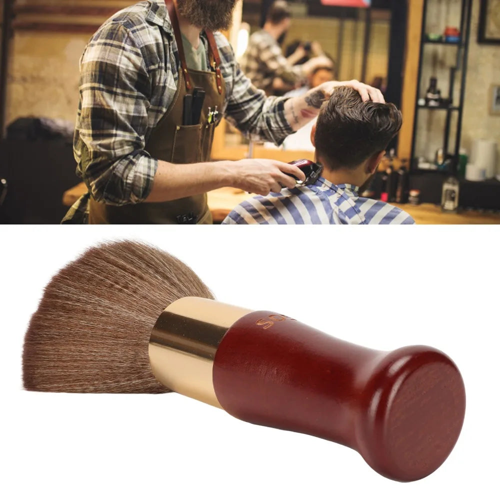 Professional Neck Duster Brush | Soft Nylon & Wooden Handle Neck Duster Brush QXL
