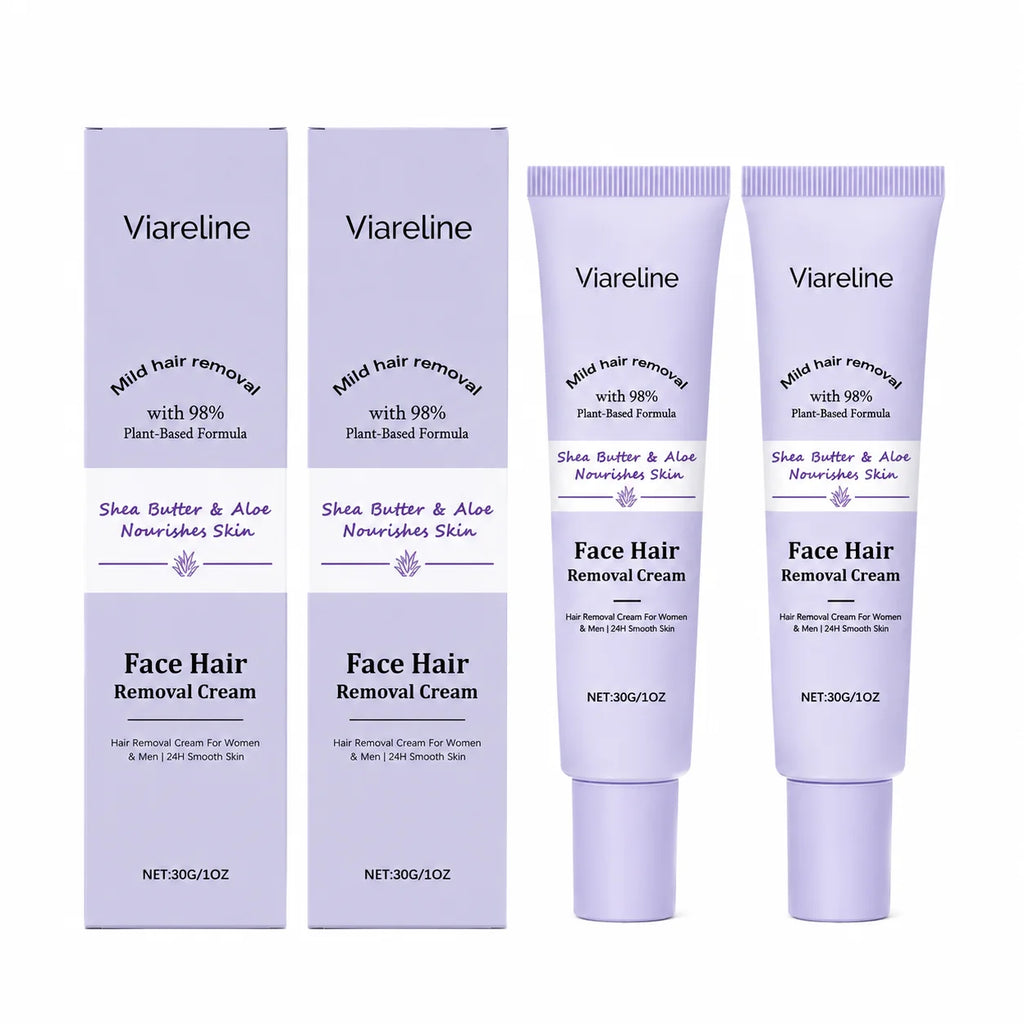 Facial Hair Removal Cream – Moisturizing & Skin Smoothing Hair Removal Cream QXL 2pcs