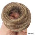 Fluffy Messy Bun Scrunchie | Synthetic Donut Hair Updo Hair Bun Scrunchie QXL 86H10