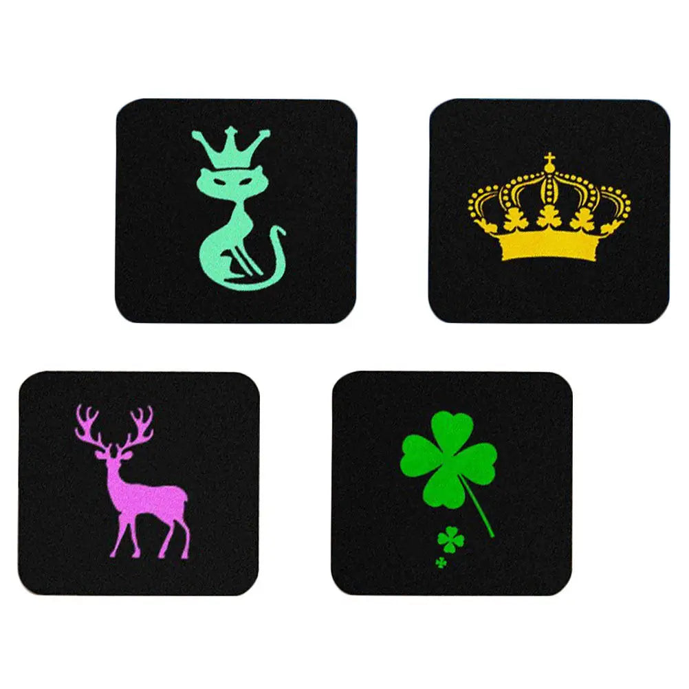 4-Pack Compact Foldable Pocket Makeup Mirror for Travel & Purse Compact Pocket Mirror QXL