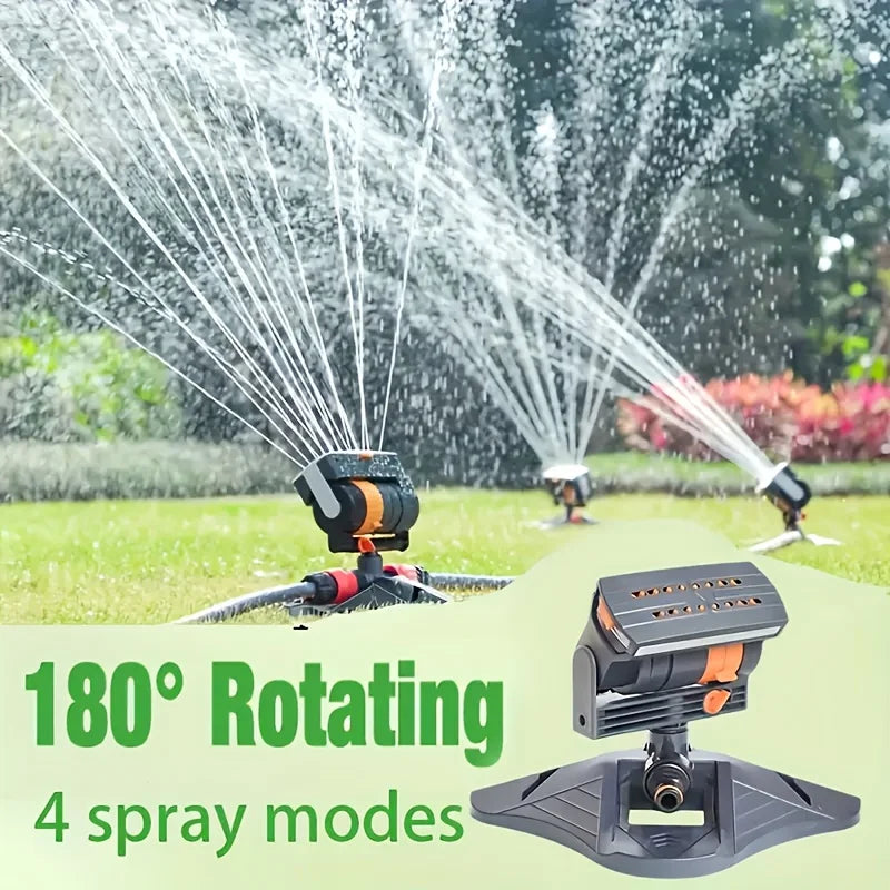 16-Nozzle 180° Rotatable Garden Sprinkler | Auto Irrigation Garden Sprinkler QXL