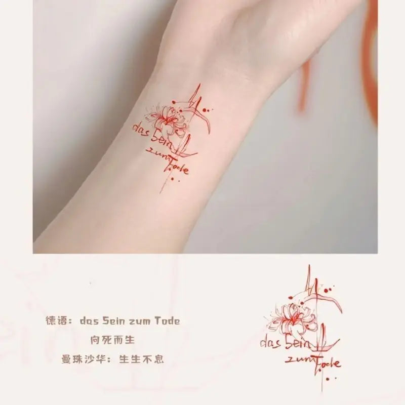 Waterproof Colorful Temporary Tattoo Stickers | Body Art Temporary Tattoo Stickers QXL