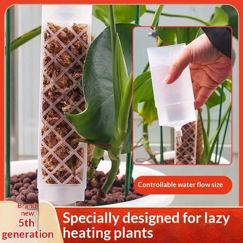 D-Shape Self-Watering Moss Pole | Adjustable Drip Indoor Plants Self-Watering Moss Pole QXL