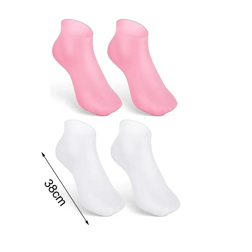 Silicone Moisturizing Socks – Anti-Crack Dry Heel Foot Care Moisturizing Foot Socks QXL