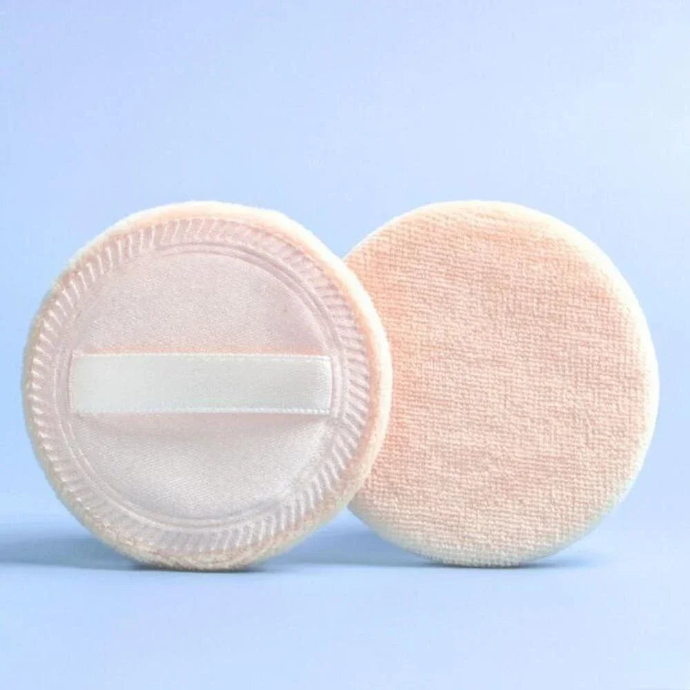 6-Pack Round Powder Foundation Puffs | Soft Cosmetic Sponge Makeup Sponge Puff QXL
