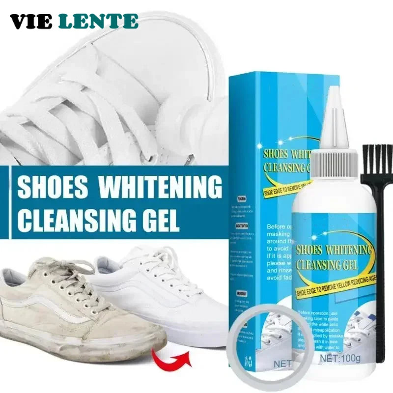 Shoes Cleaner Kit Removes Shoes Whitening Cleansing Gel Shoe Washing Machine Dirt And Yellow From Shoes Cleaning Foam Cleaner QXL