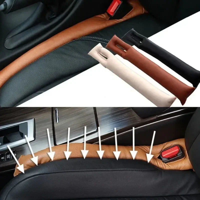 Car Seat Gap Filler Leather Pad Plug Spacer | 1/2/4-Pack Car Seat Gap Filler QXL