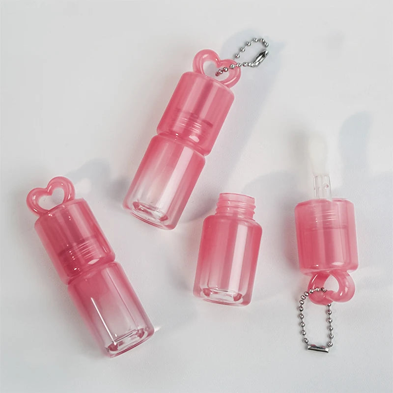 Heart-Shape Hollow Gradient Empty Lip Gloss Tubes | Big Wand Lip Gloss Container QXL