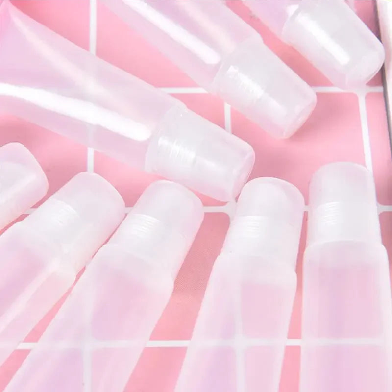 10-Pack Empty Lip Gloss & Lip Balm Tubes | 5/10/15ml Refillable Lip Gloss Containers QXL