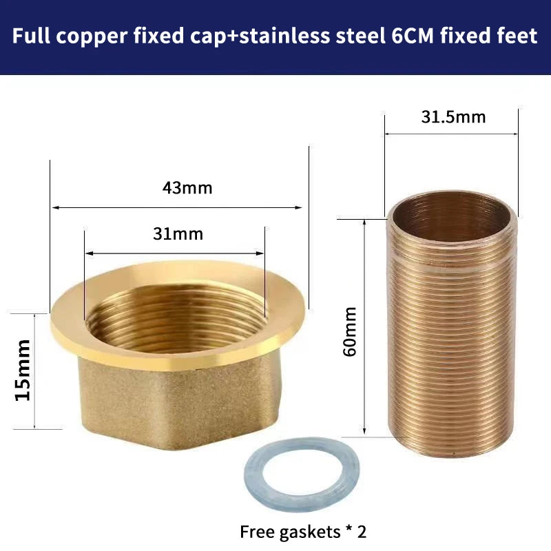 Faucet Foot Screw Nut | Stainless Steel & Copper Tap Repair Plumbing Repair Nut QXL A1