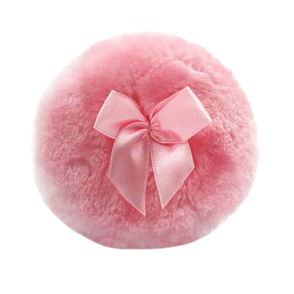 4-Pack Fluffy Velour Powder Puffs | Air Cushion Makeup Applicator Makeup Powder Puff QXL Pink