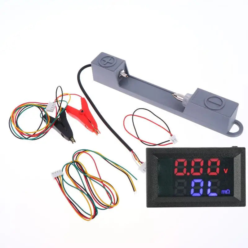 VR452 Battery Internal Resistance Tester & Voltmeter DC 4–12V Battery Resistance Tester QXL