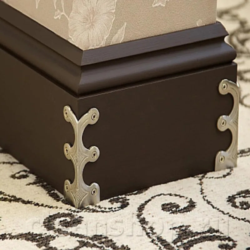 Metal Skirting Board Edge Guards | Baseboard Corner Protectors Corner Edge Guard QXL