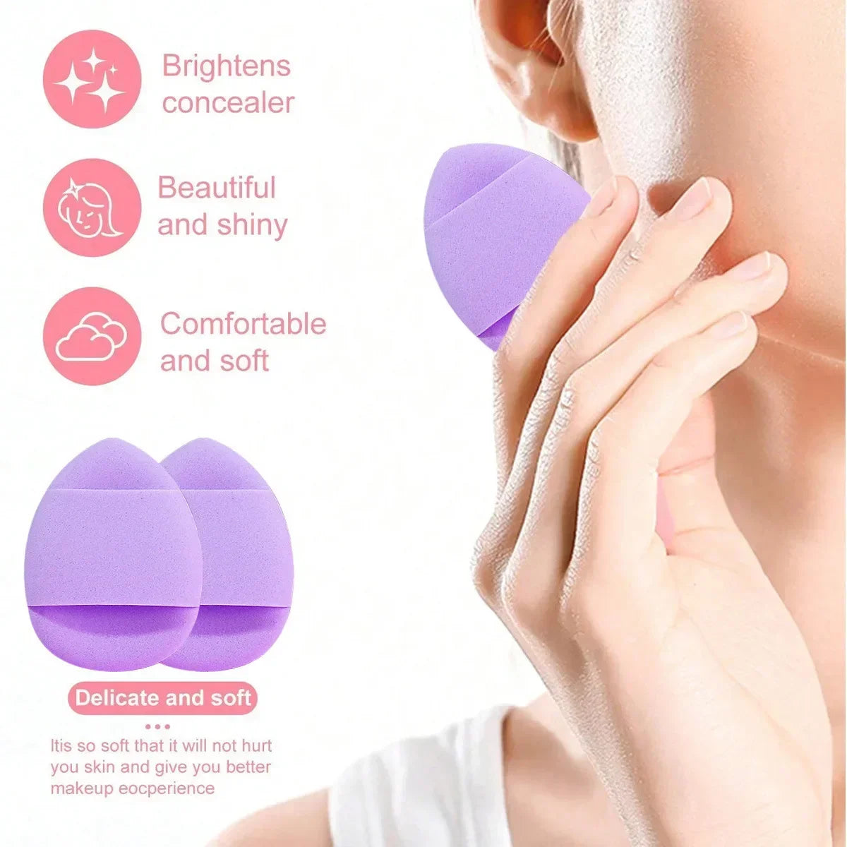 33-Piece Makeup Brush & Beauty Sponge Set – Full Kit Makeup Brush Set QXL