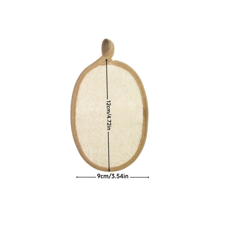 Natural Loofah Body Scrubber | Exfoliating Bath Sponge Loofah Bath Scrubber QXL
