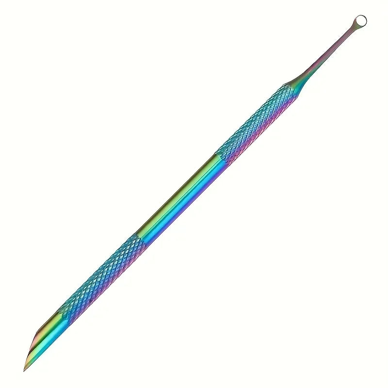 Stainless Steel Cuticle Pusher & Remover Manicure Pen – 20 Pcs Cuticle Pusher Tool QXL M271 Colorful 1pc