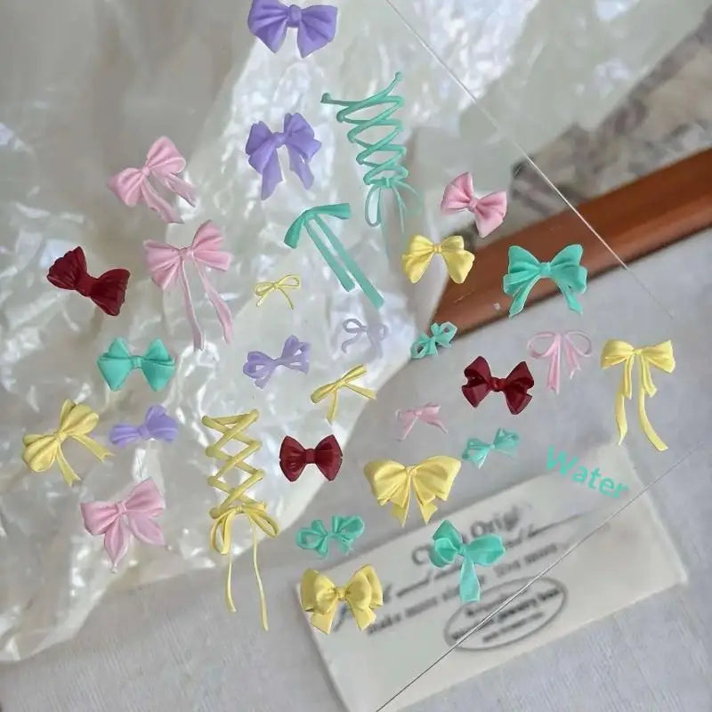 3D Bow Silicone Nail Art Mold | Bowknot DIY Manicure Template Silicone Nail Mold QXL