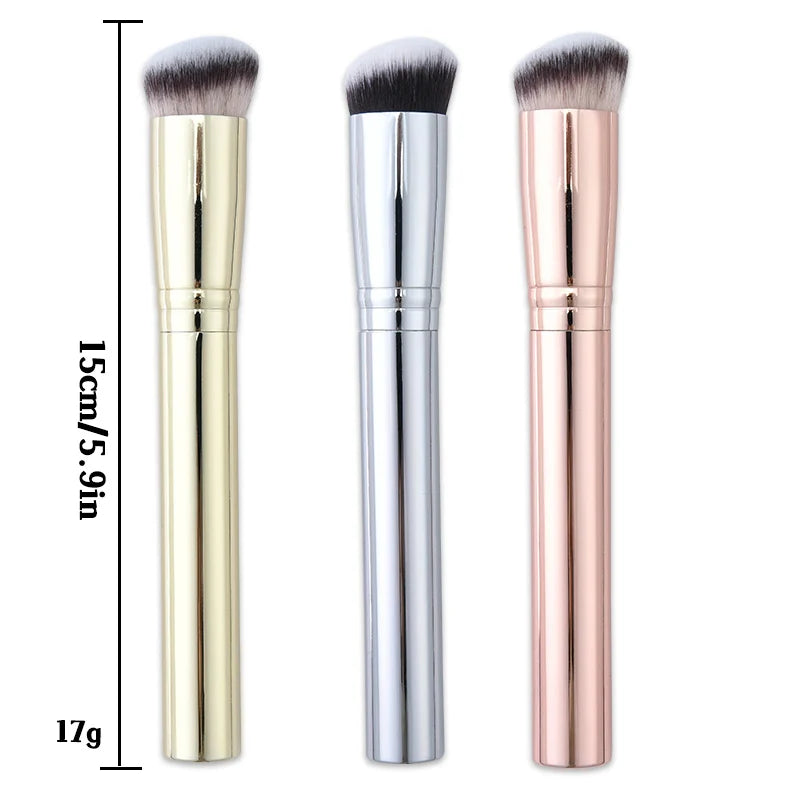 Metal Handle Foundation & Concealer Brush | Precision Makeup Makeup Brush QXL