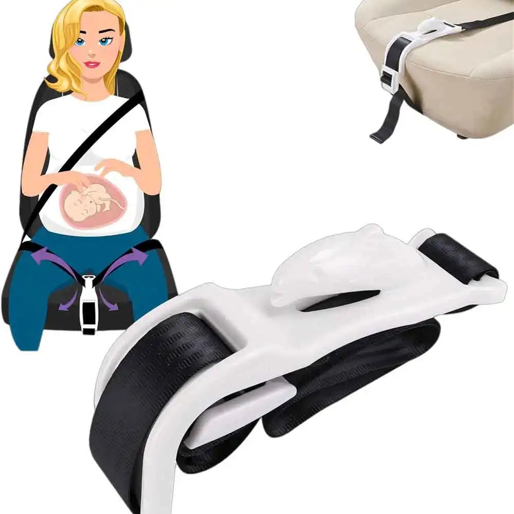Maternity Car Seat Belt Adjuster | Pregnancy Bump Belt Guard Seat Belt Adjuster QXL