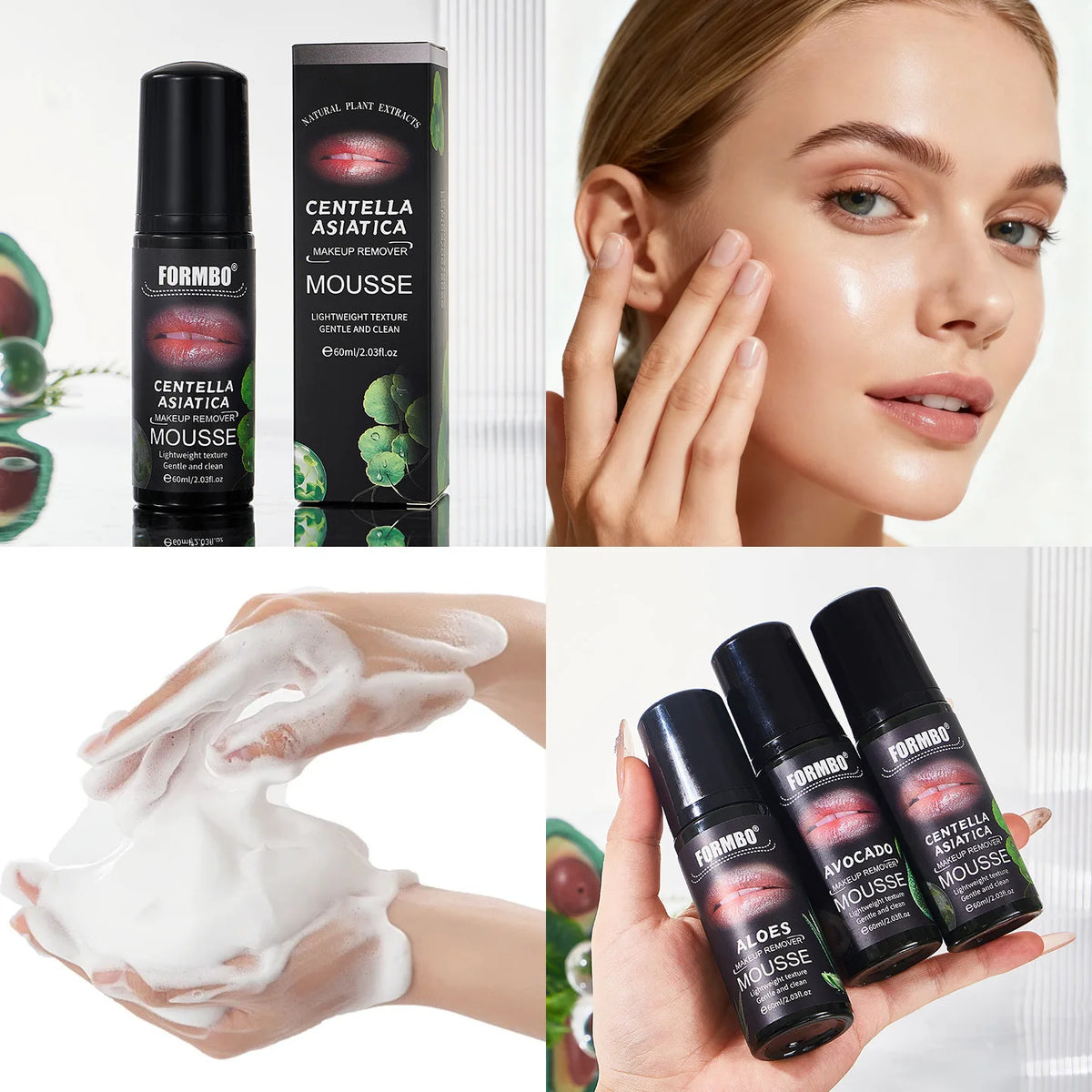 Moisturizing Foam Facial Cleanser | Cloud Mousse 60ml Foam Facial Cleanser QXL