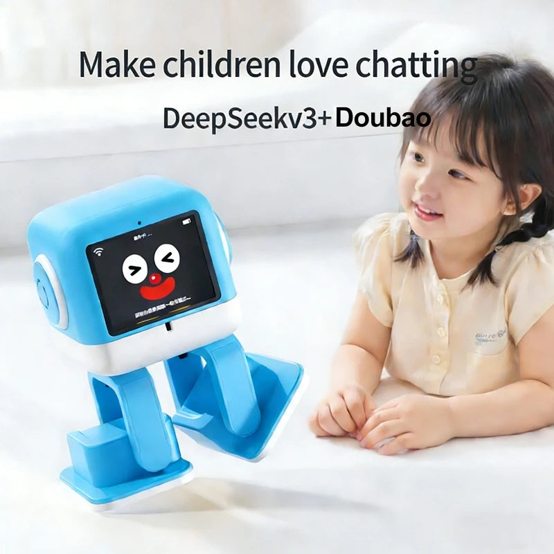 AI Interactive Robot Toy | Speech Recognition & LCD Display Interactive Robot Toy QXL