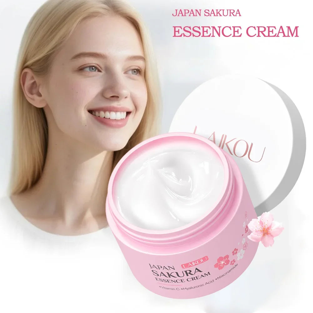 LAIKOU Sakura Hydrating Face Cream | Niacinamide & Vitamin C Hydrating Face Cream QXL Default Title