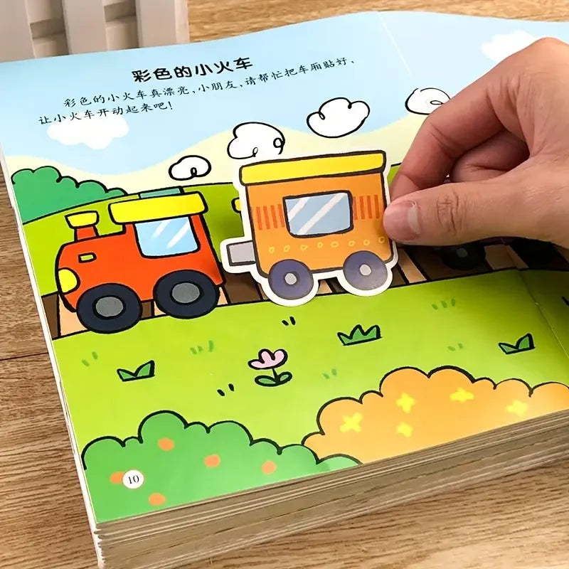 Toddler Sticker Book | Creative Craft Activity Set for Kids 3+ Kids Sticker Book QXL