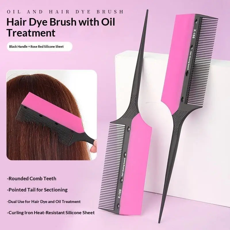 2-in-1 Hair Dye Comb | Scalp-Safe Coloring & Styling Tool Hair Dye Comb QXL