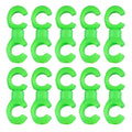 10-Pack 360° Rotatable Bicycle Cable Clips | Brake & Gear Line Bicycle Cable Clips QXL Green