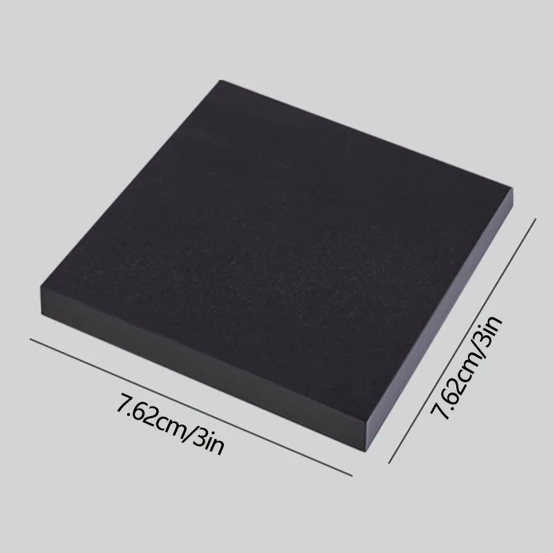 Black Self-Adhesive Sticky Notes Pad | Office & Study Use Sticky Notes Pad QXL