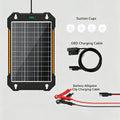 12W Monocrystalline Solar Panel Car Battery Charger MPPT Solar Battery Charger QXL Solar Panel