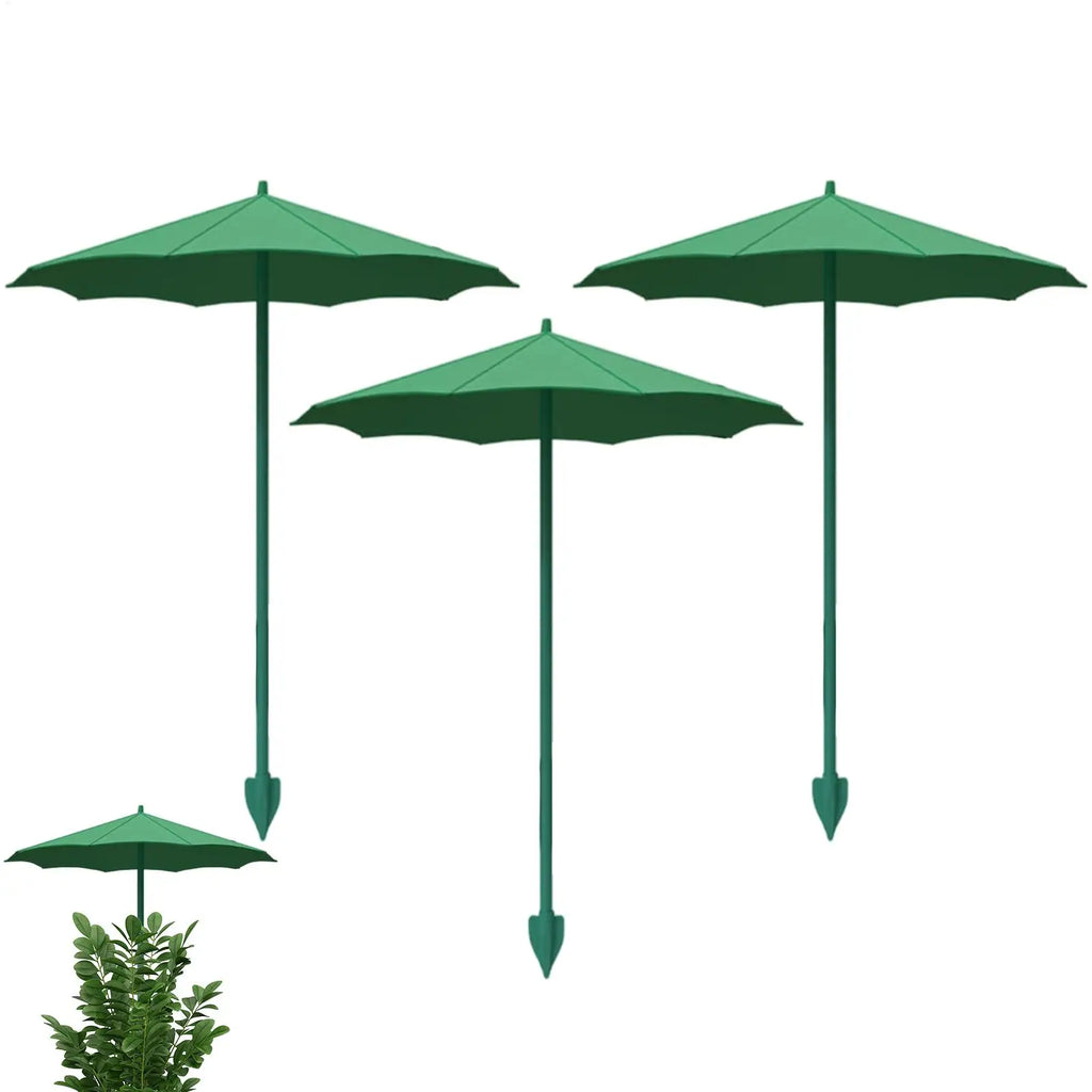 3-Pack Plant Shade Umbrellas | UV Sun Protection for Seedlings Plant Shade Umbrella QXL