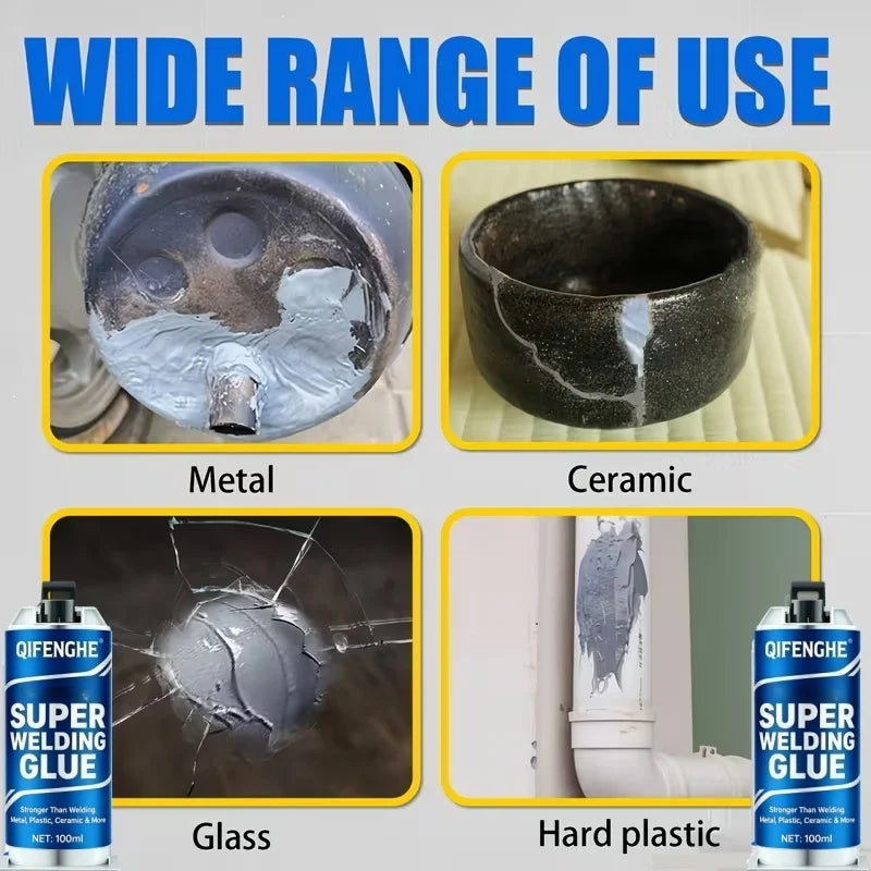 Heavy-Duty Multipurpose Repair Glue | Weld-Strength Bond Multipurpose Adhesive QXL