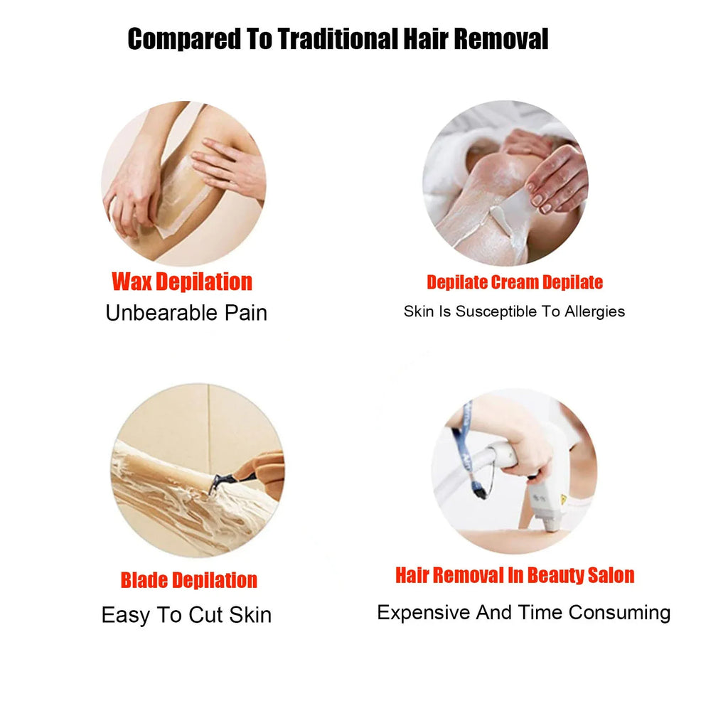 Crystal Nanoglass Hair Eraser | Reusable Body Hair Remover Manual Hair Eraser QXL