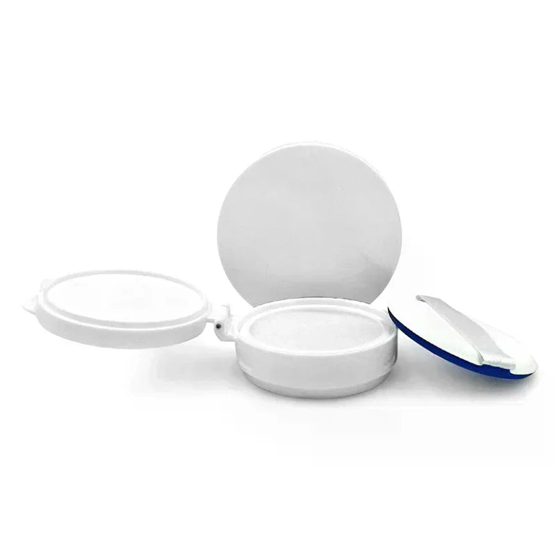 15g Empty Air Cushion Compact Case with Mirror & Puff Cosmetic Compact Case QXL