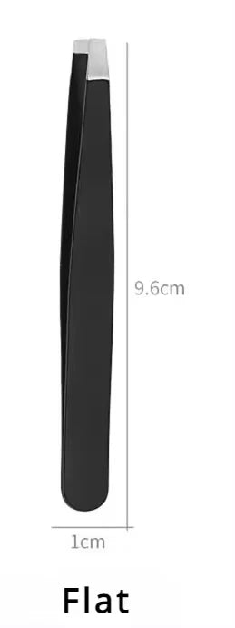 Stainless Steel Slant Tip Precision Tweezer for Eyebrows Precision Tweezer QXL