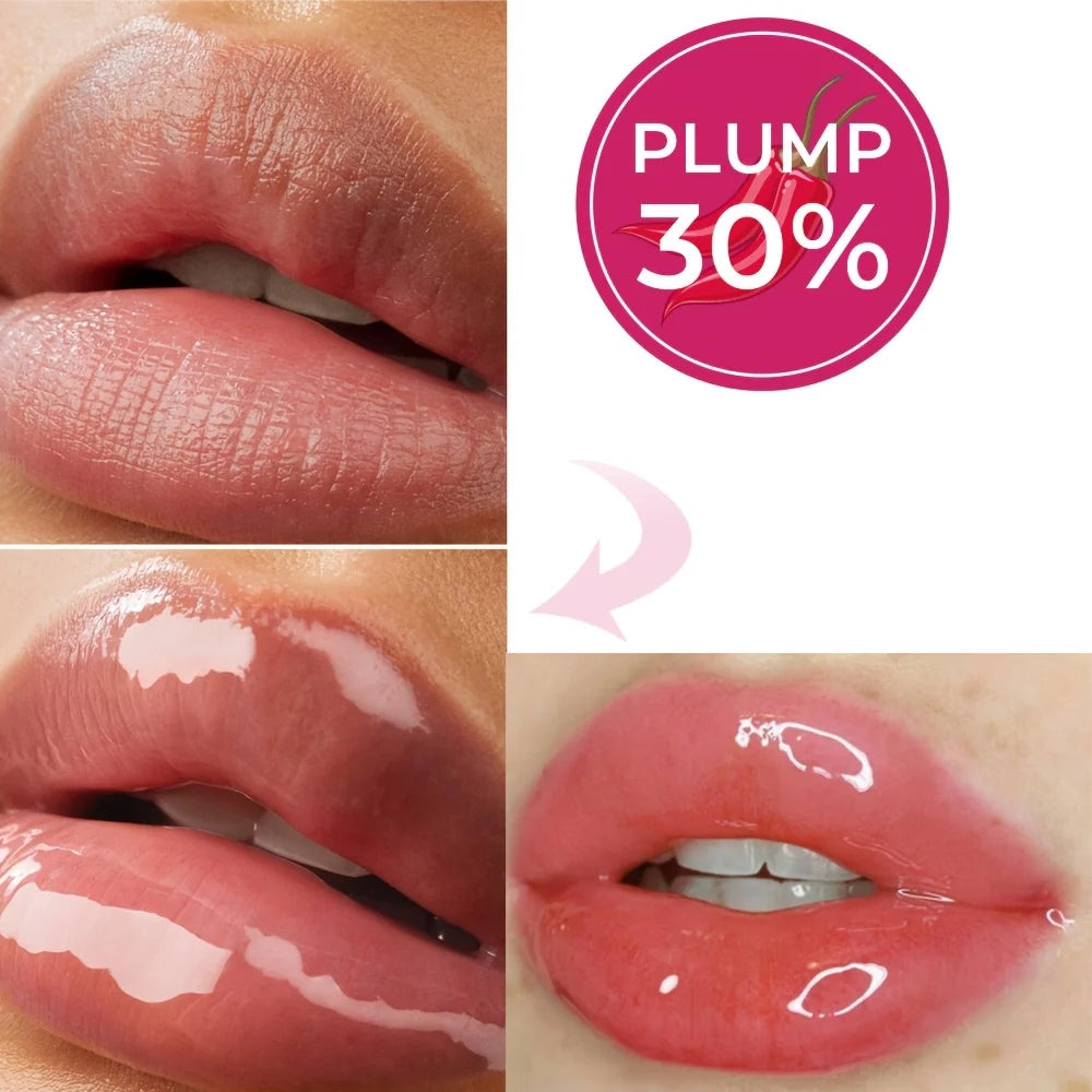 Beauty Glazed Chili Lip Plumper Oil Serum | Volumising Balm Lip Plumper Serum QXL