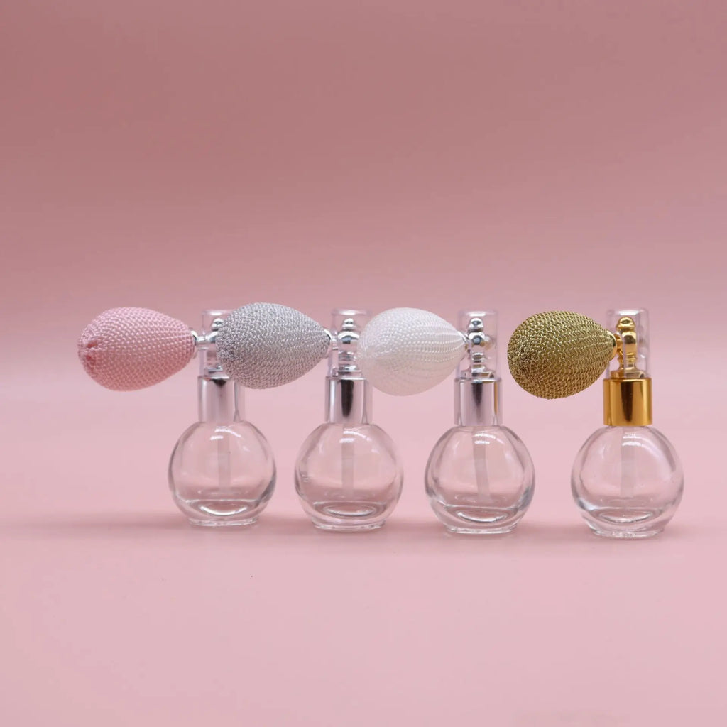 15ml Round Glass Perfume Spray Atomizer – Refillable & Portable Perfume Atomizer Bottle QXL
