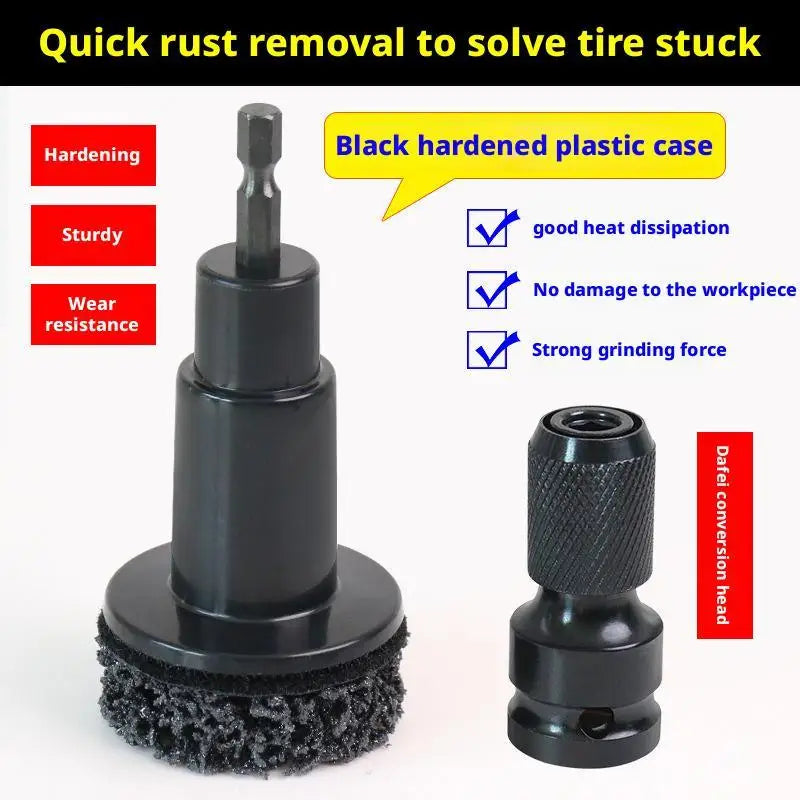 Wheel Hub Resurfacing Tool | 1/2" Hex Drive Brake Cleaner Wheel Hub Resurfacing Tool QXL