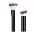 Ronshadow 2-Pc Powder & Contour Makeup Brush Set Makeup Brush Set QXL Black