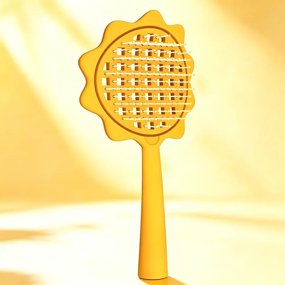 Sunflower Detangling Hair Brush & Scalp Massager Comb Detangling Hair Brush QXL