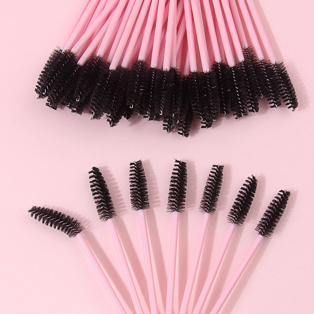 50-Pack Disposable Spoolie Brushes & Spiral Mascara Wands Disposable Spoolie Brushes QXL