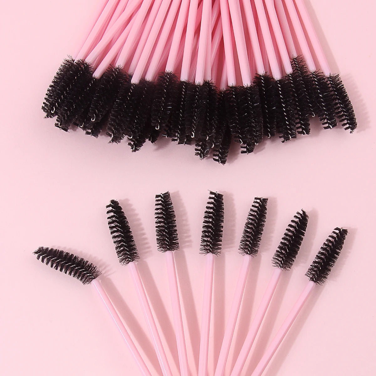 50-Pack Disposable Spoolie Brushes & Spiral Mascara Wands Disposable Spoolie Brushes QXL