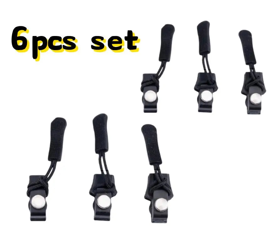 Zipper Repair Kit 3/6-Pc | Universal S/M/L Replacement Heads Zipper Repair Kit QXL 6pcs set