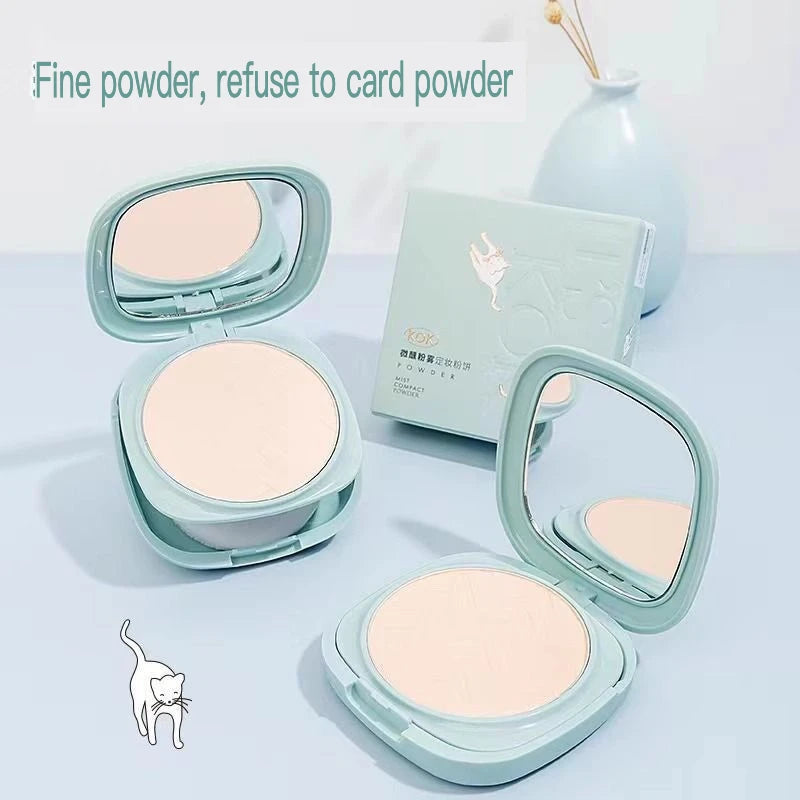 KOK Setting Powder Compact | Oil-Control Matte Finish 9.5g Setting Powder Compact QXL