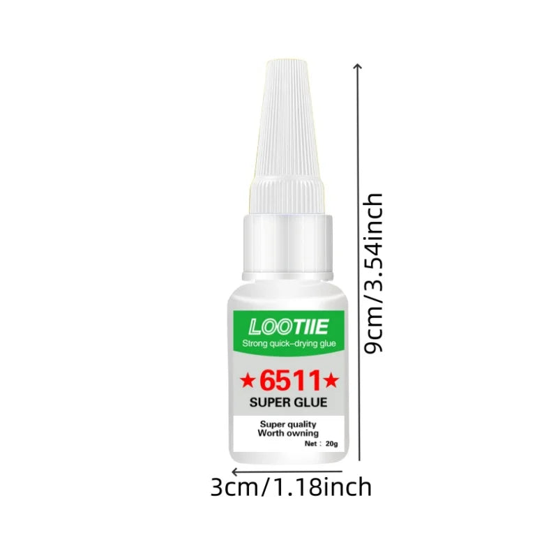 4-Pack Heavy Duty Super Glue 20g | Fast Bond Metal Glass Wood Super Glue Adhesive QXL