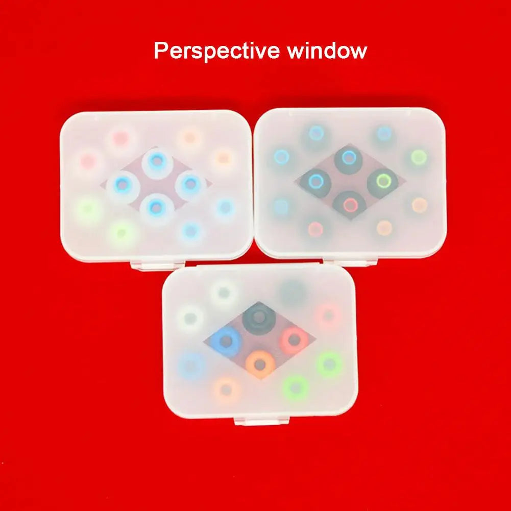 Transparent PP Eartip Storage Box | Dustproof Earphone Case Eartip Storage Case QXL