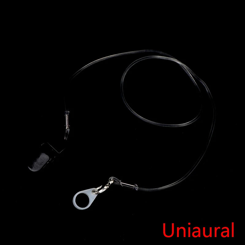 BTE Hearing Aid Clip & Cord Holder for Kids & Adults Hearing Aid Accessory QXL Black Uniaural