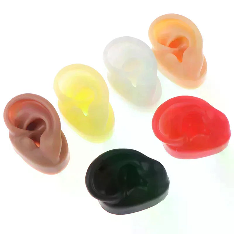 Silicone Ear Model – Piercing Practice & Ear Stud Display Tool Piercing Practice Tool QXL